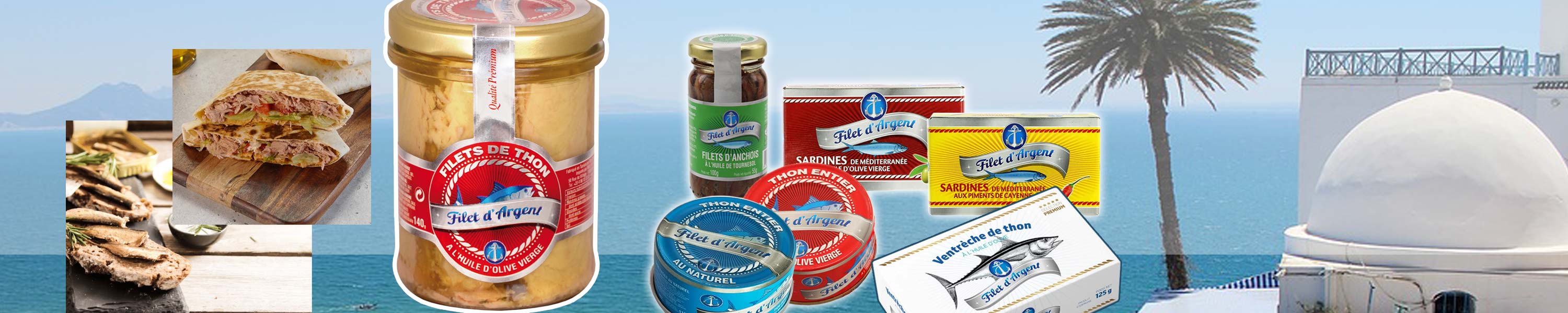 Conserves de thon, sardines et anchois FILET D'ARGENT: qualité et saveur pour gourmets